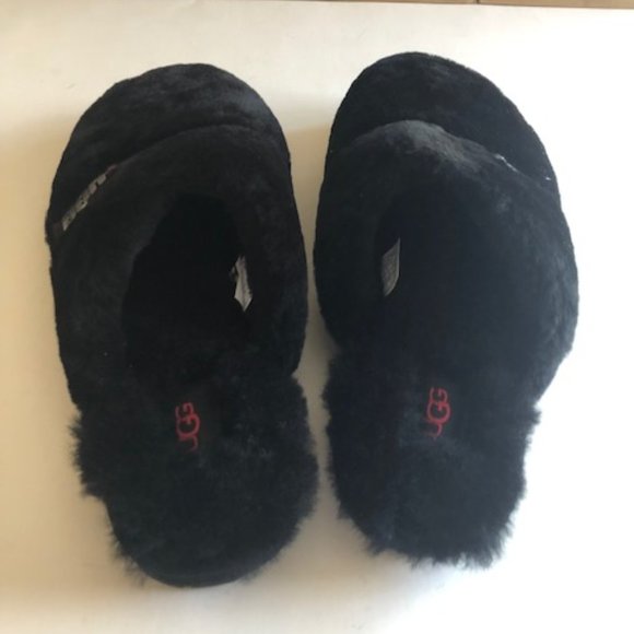 UGG Dalla Plaid Shearling Black Slipper. Sheepskin. NWT. Size: 9 - Picture 5 of 13
